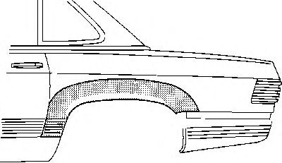 VAN WEZEL 3008145 -  Боковина